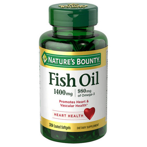 Omega-3 Fish Oil 39 Softgels by Nature's Bounty