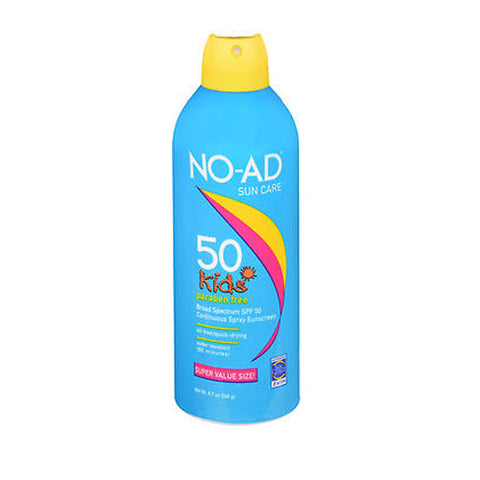 No-Ad, Kids Continuous Spray Sunscreen SPF 50, 10 oz No-Ad
