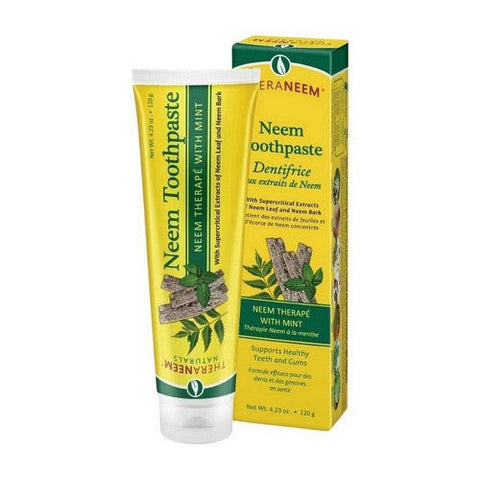 TheraNeem Naturals, Naturals Neem Toothpaste Neem Therape With Mint, 4.23 Oz