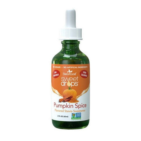Wisdom Natural, Sweet Drops Pumpkin Spice Liquid, 2 Oz Wisdom Natural