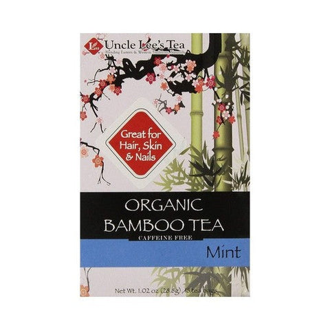 Uncle Lees Teas, Organic Bamboo Tea Mint, Mint 18 Bags