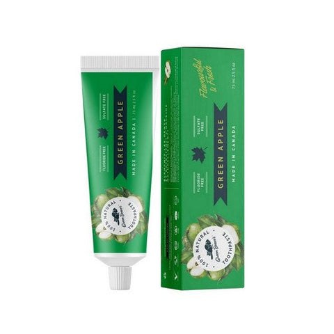 Green Beaver, Natural Toothpaste Green Apple, Green Apple 2.5 fl oz