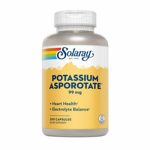 Solaray, Potassium Asporotate, 200 Caps Solaray