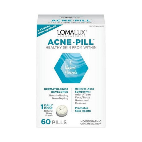 Loma Lux, Acne Pill, Chewable Quick Dissolve 60 Ct