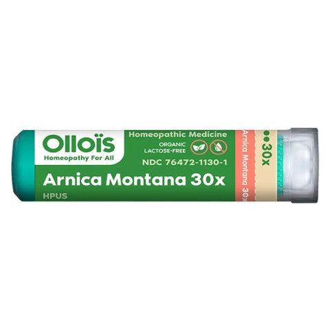 Ollois, Arnica Montana 30x Organic Lactose Free Homeopathic Pellets, 80PC
