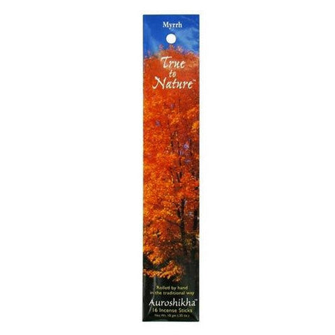 Auroshikha Candles and Incense, Incense Myrrh, 10 GMS