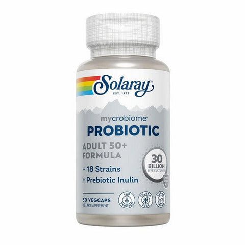Solaray, Adult 50+ Formula 30 Billion, 30 Veg Caps