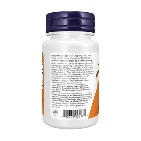 Now Foods, Probiotic-10, 30 Veg Caps Now Foods