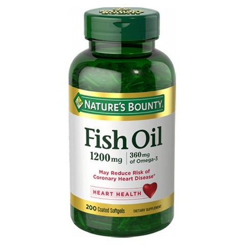 Fish Oil 12 X 200 Coated Softgels by Nature's Bounty