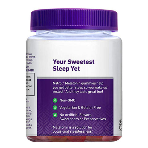 Natrol, Melatonin Strawberry, 5 Mg, 90 Gummies Natrol