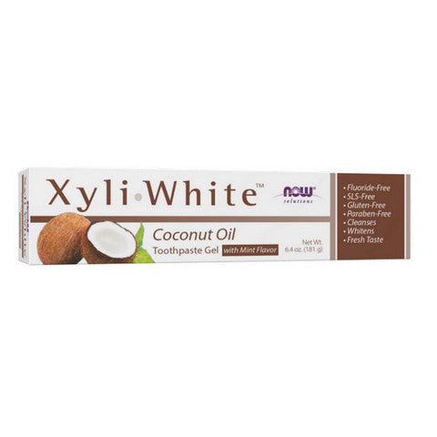 Now Foods, XyliWhite Coconut Oil Toothpaste Gel, 1 Oz