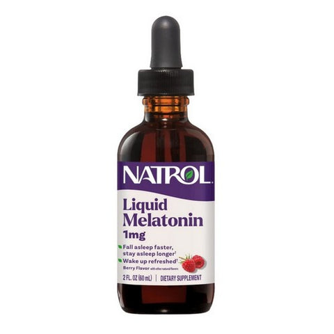 Natrol, Liquid Melatonin Berry, 1 Mg, 2 Oz