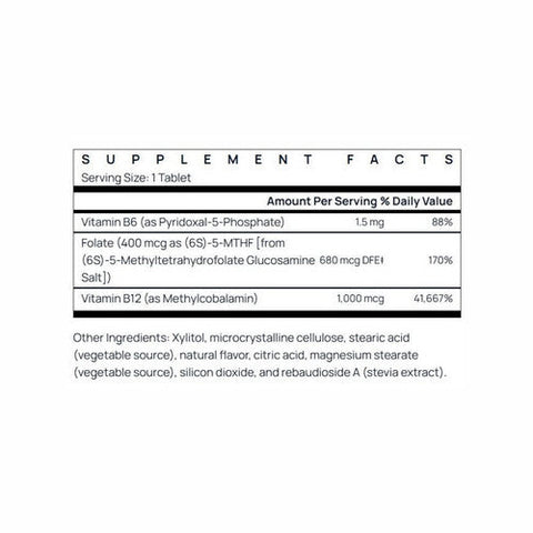 Jarrow Formulas, Methyl B-12 & Methyl Folate, Lemon 100 Lozenges