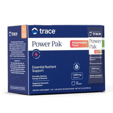 Trace Minerals, Electrolyte Stamina Power Non-Gmo, Watermelon 30 Pack Trace Minerals