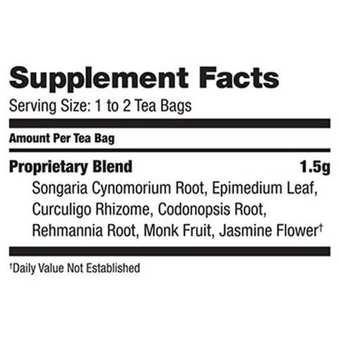 Bravo Tea & Herbs, Male Vitality Tea, 20 Bags