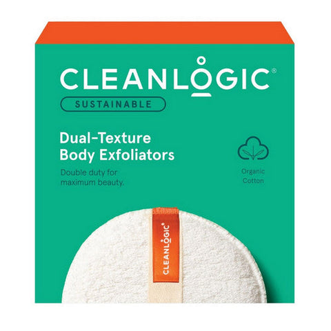 Cleanlogic, Dual-Texture Body Exfoliator, 1 Count