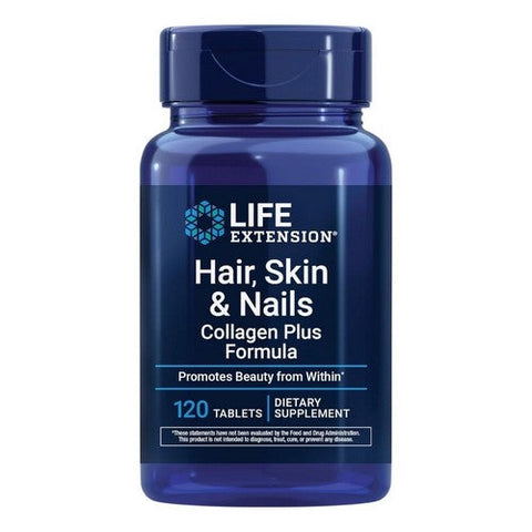 Life Extension, Hair-Skin & Nails Collagen Plus Formula, 120 Tabs