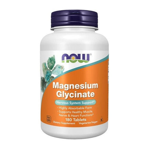Now Foods, Magnesium Glycinate, 180 Tabs Now Foods