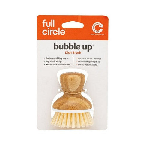 Full Circle Home, Bubble Up Dish Brush White, 1 Count