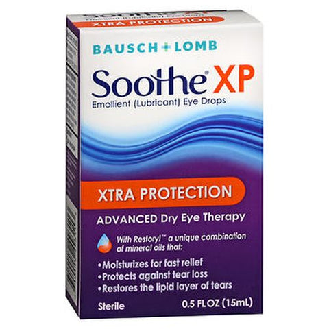 Bausch + Lomb, Soothe Xp Xtra Protection Emollient Eye Drops, 0.5 Oz Bausch + Lomb