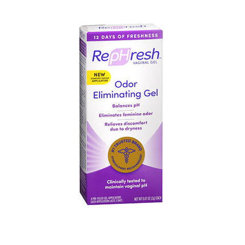 Rephresh, Odor Eliminating Vaginal Gel, 4 Each Rephresh