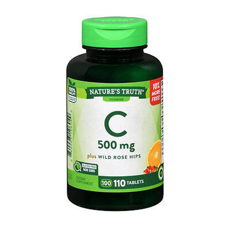 Nature's Truth, Vitamin C Plus With Rose Hips, 500 Mg, 110 Tabs Nature's Truth