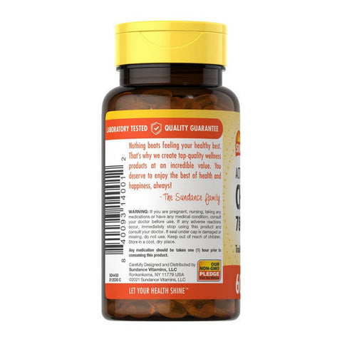 Sundance, Activated Charcoal Quick Release Capsules, 780 Mg, 60 Caps Sundance