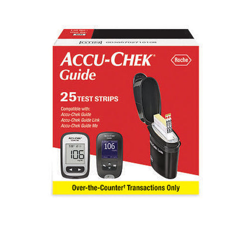 Accu-Chek, Guide Blood Glucose Test Strips, 25 Each Accu-Chek