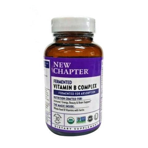 New Chapter, Fermented Vitamin B Complex, 1000 Mcg, 60 Veg Tabs New Chapter