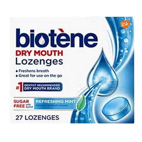 Biotene, Lozenges Sugar Free Refreshing Mint, 27 Each Biotene