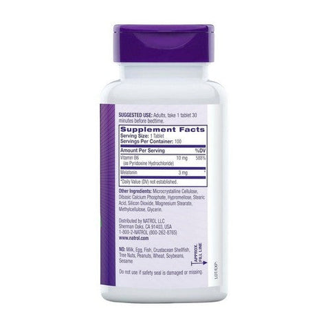 Natrol, Melatonin Time Release, 3 Mg, 100 Tabs Natrol