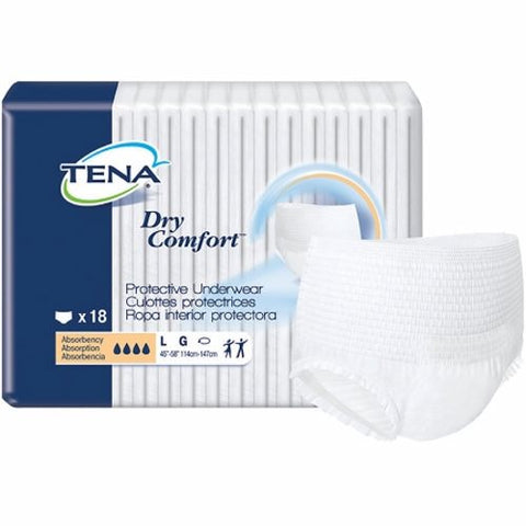 Unisex Adult Absorbent Underwear Count of 18 by Tena