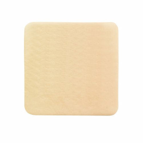 McKesson, Thin Foam Dressing 6 X 6 Inch With Border Film Backing Silicone Gel 4894, Box Of 10 McKesson