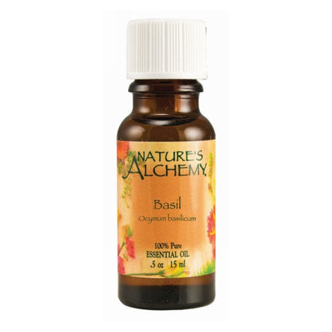 Natures Alchemy, Pure Essential Oil Basil, 0.5 Oz Natures Alchemy