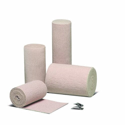 Hartmann Usa Inc, Elastic Bandage Econo-Wrap  LF 2 Inch X 4-1/2 Yard Standard Compression Clip Detached Closure Tan No, Pack Of 10 Hartmann Usa Inc