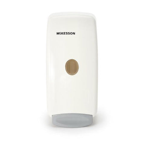 McKesson, Skin Care Dispenser McKesson White Plastic Push Bar 1000 mL Wall Mount, Count of 12 McKesson