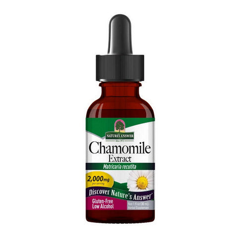 Nature's Answer, Chamomile Flower Low Alcohol, 2000 Mg, 1 Oz Nature's Answer