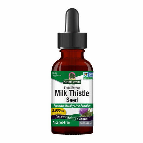 Nature's Answer, Milk Thistle, ALCOHOL FREE, 1 OZ
