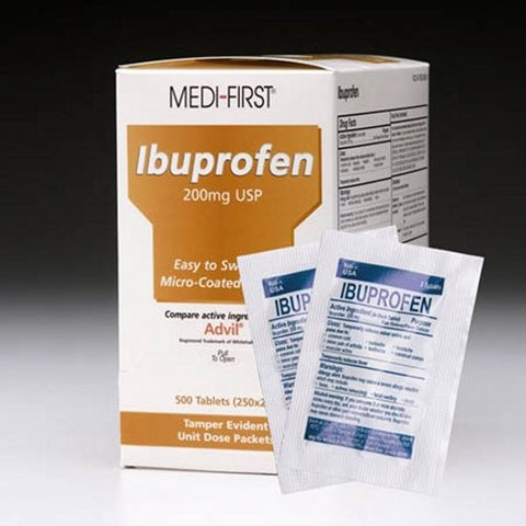 Medique, Pain Relief Medi-First  200 mg Strength Ibuprofen Tablet 250 per Box, Box Of 250