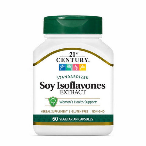 21st Century, Soy Isoflavones Extract Standardised, 60 Veg Caps 21st Century