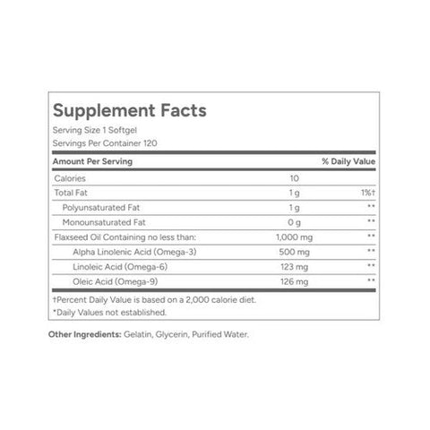 21st Century, Flaxseed Oil, 120 Softgels