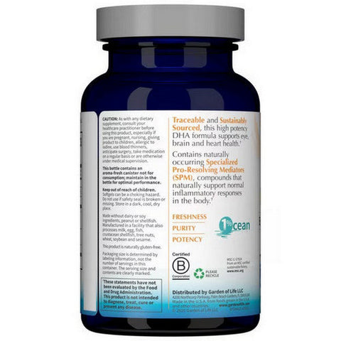 Garden of Life, Dr. Formulated DHA, Lemon, 30 Softgels Garden of Life