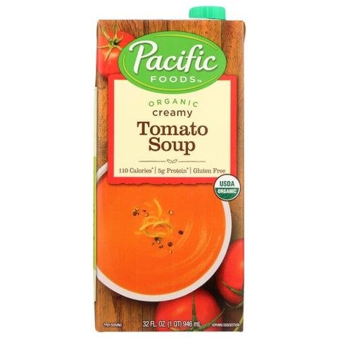 Pacific Foods, Soup Gf Crm Tmo Org, Case of 12 X 32 Oz Pacific Foods
