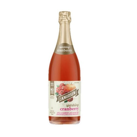 Rw Knudsen Family, Sparkling Cranberry Juice Blend, Case of 12 X 25.4 Oz Rw Knudsen Family