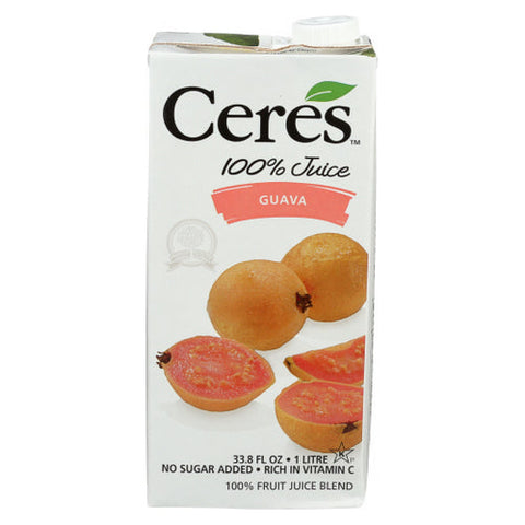 Ceres, Ceres  Juice Guava, Case of 12 X 33.8 Oz Ceres