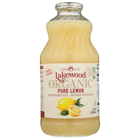 Lakewood Organic, Juice Pur Lemon Org, Case of 6 X 32 Oz Lakewood Organic