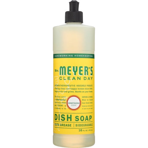 Mrs. Meyer's, Soap Dish Liq Honeysuckle, Case of 6 X 16 Oz