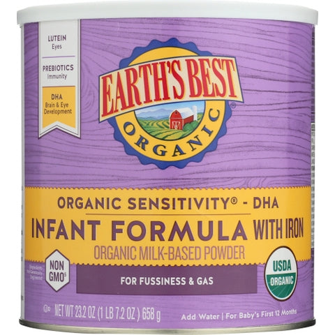 Earth's Best, Infant Formula Sens Iron, 21 Oz(Case Of 4) Earth's Best