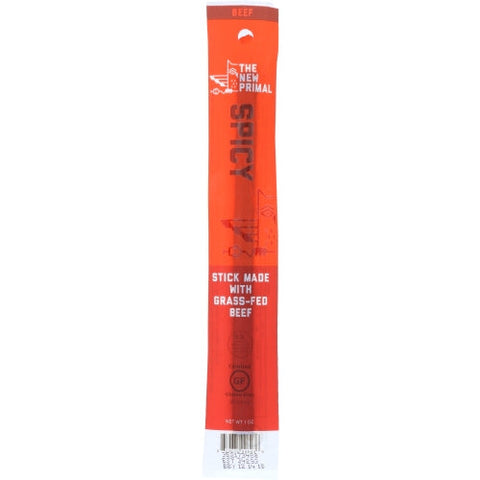 The New Primal, Stick Beef Spicy, 1 Oz(Case Of 20)