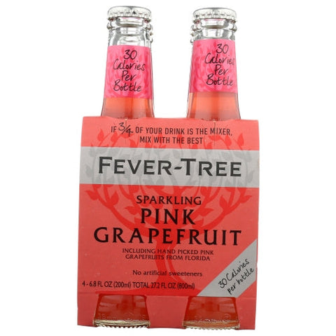 Fever Tree, Soda Sprklng Pink Grpfrt, Case of 6 X 27.2 Oz Fever Tree